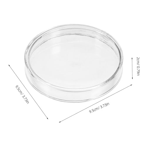 Mushroom Agar Plates Glass Petri Dishes Lightweight Easy to Carry for Science Supplies