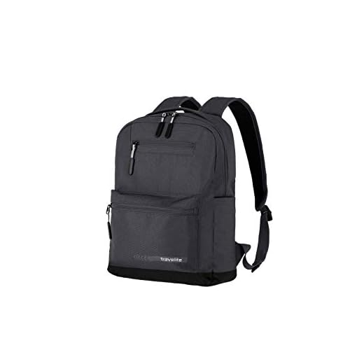 Travelite KICK OFF Mochila Equipaje de Mano Talla M, Cumple con Las Normas de Equipaje de a Bordo de Iata, Práctica Para Vacaciones y Deportes, 40 cm, 17 Litros, Gris (D'anthrazit)