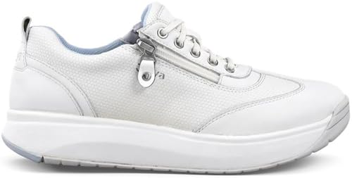 JOYA Laura Women White Sneaker, Premium-Glattleder, Kategorie Emotion...