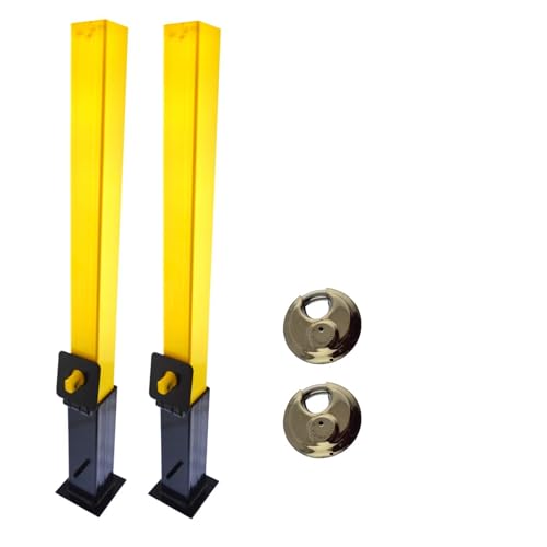 AB Tools Security Post Lock Removable Caravans Trailers Driveway 2 Pack Cement in TR177