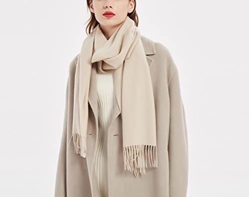 Cashmere Wraps and Shawls, Womens Scarves Solid Color Tassel Scarf Unisex Scarves Gifts for Wedding Birthday2