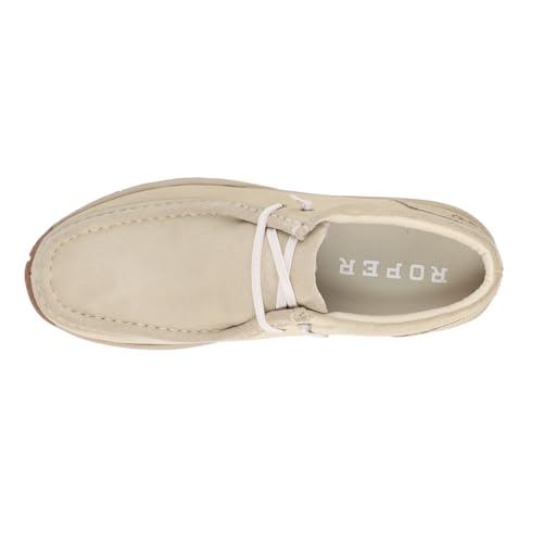 ROPER Mens Clearcut Low Boat Casual Shoes - Beige4