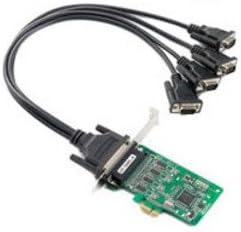 MOXA (CP-104EL-A w/o Cable) 4 Port PCIe Board, w/o Cable, RS-232, Low Profile