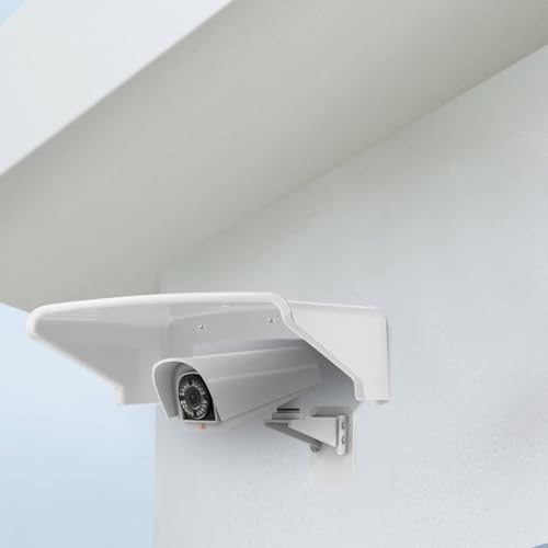 Funda para cámara de seguridad exterior plástico resistente protector de cámara contra lluvia 3x 6