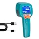 Digital Tachometer Stroboskop LED, Digitaler Drehzahlmesser Messen Drehzahl von 60-999999 RPM mit 0,001% Genauigkeit, Datenspeicher, Berührungsloser Tachometer, Hohe Genauigkeit RPM Gauge