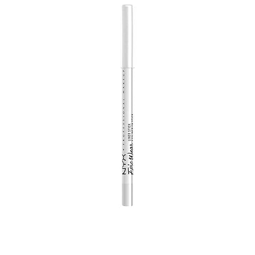 NYX Professional Makeup - Lápiz delineador de ojos Epic Wear de larga duración color Pure White
