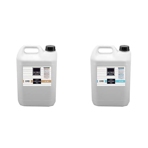 Aure AU205482 Shampooing Poils Longs Jojoba, 5L & Shampooing Démêlant pour Animaux - Shampooing pour Animaux - avec Vitamines - Démêle et Adoucit - Renforce et Fait Briller - 5 litres