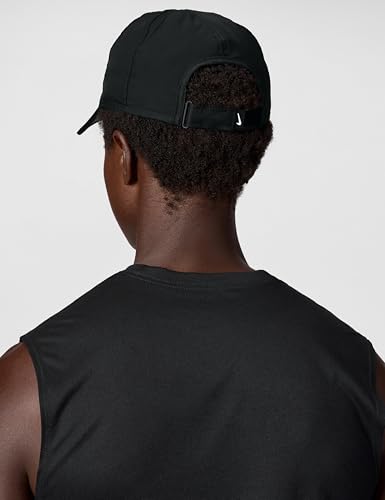Nike Unisex Df Club Ab FL P Baseballkappe, Black/White, M/L 3