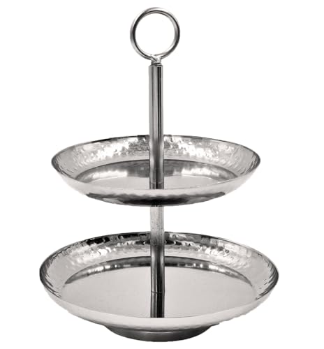 matrasa Zweistufige Metall-Etagere – Deko- & Servierplatte im...