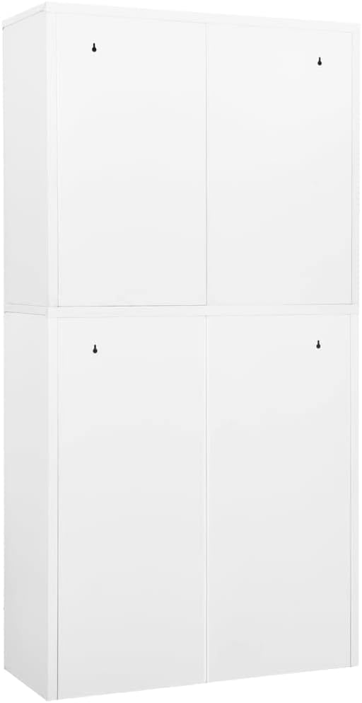 Office Cabinet,Office File Cabinets,Small Filing Cabinet,Cabinet with Drawers,Bookcase,With 3 adjustable shelves,for Office Corridors, Entrance, Bedrooms,Living Room, White 35.4"x15.7"x70.9"