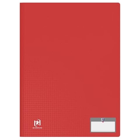 OXFORD Memphis A4 Document Folder with 30 Pockets Cover