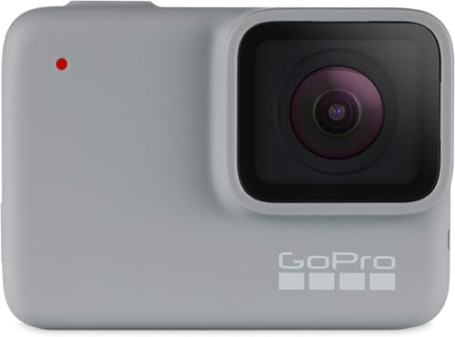 GoPro HERO7 White - E-Commerce Packaging - Waterproof Digital Action Camera with Touch Screen 4K HD Video 10MP Photos Live Streaming Stabilization (Renewed)