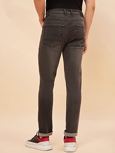 Image of HIGH STAR Men's Mid Rise Bootcut Fit Stretchable Jeans