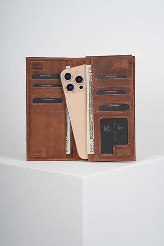 PARIS CRAZY TABA HAKİKİ DERİ TELEFON CÜZDANI - Görsel 3