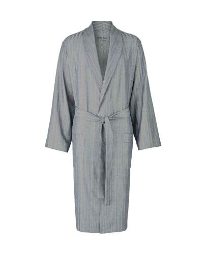 Peignoir léger haut de gamme en coton brossé doux Savile Row