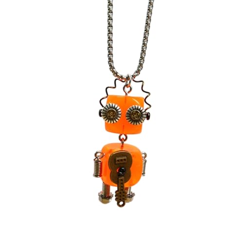 Collier robot vintage homme l'accessoire idéal pour vos soirées