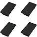 ZZHXSM 4pcs Rocker Switch Panel 48x24x12mm Black ABS Rectangular Rocker Switch Blank Snap-in Hole Plug Cover Bracket Filler for Standard Rocker Switch Panel Hole