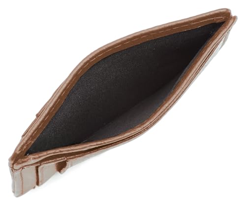 Image of WildHorn Leather Card Holder for Men & Women (Tan)