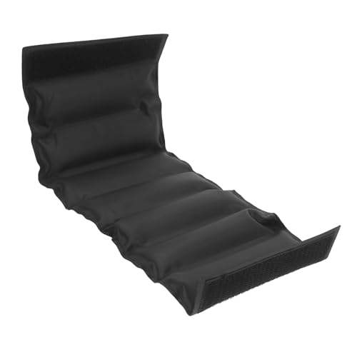 Alipis Manchon Isotherme pour Bouteille de Vin Gel Réfrigérant Réutilisable Compatible Tailles Diverses Poche Froide Vin Pratique pour Usage Domestique Noir