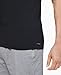 Calvin Klein Men's Cotton Stretch Undershirt Packs, 3 Black-Vneck, Small