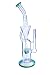 Produktbild Kick-It Saphire Green Bong | High Borosilikat 3.3|14.4 Schliff | Öl Bong| Wax Bong|Wasserpfeife | Rauchgeräte | Raucherzubehör | Lebensmittelecht | Bongzubehör | Bong | Glasbong | Clear/Green