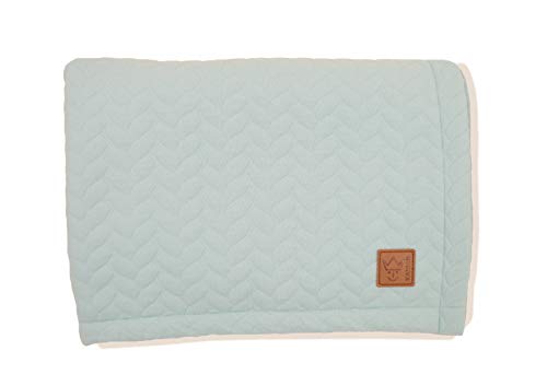 Couverture polaire Kaiser Quilly plaid bébé doux couleur mint vert mini - 2