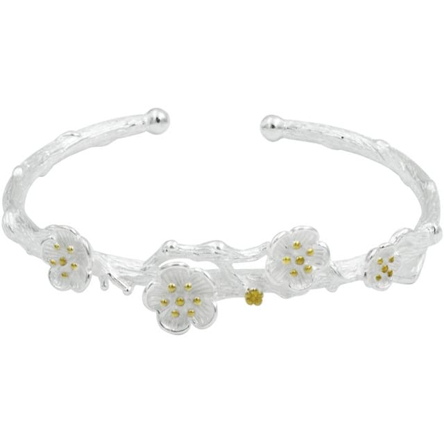 Bracelet argent 925 rétro YXWYXWA, le jonc ouvert idéal pour vos soirées