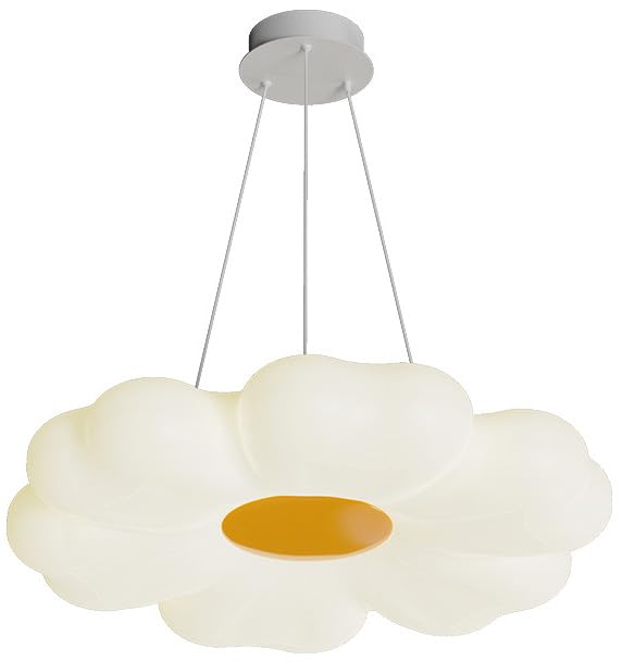 Lumière suspendue LED design fleur pour chambre de fille
