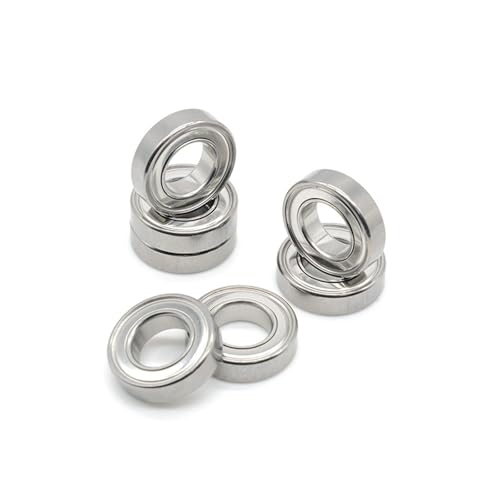Roulements S6800 ZZ 10x19x5mm en acier inoxydable de haute précision 10 Pcs
