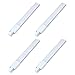 Produktbild MENGS 4-er Pack G23 2 Pin LED PL Licht Ersatz für 95W Halogenlampen 12W LED Leuchtmittel 72X2835 SMD Neutralweiß 4000K 1200LM AC 85-265V