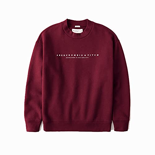 MONA@FILTER Autumn Boy Hombres Casual Thin Pullover Sudaderas Sweatershirt Top Uniforme de béisbol Suelto,Rojo,M Cover
