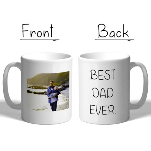 Mug de vidrio personalizado 10 onzas miniatura 3