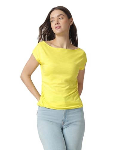 Image of Marks & Spencer Women Cotton Solid Regular Fit Blouse