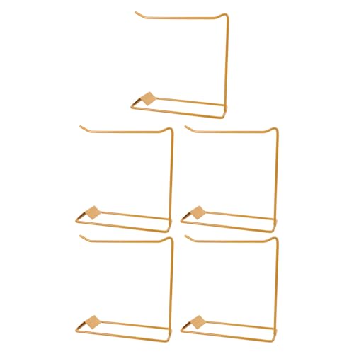 FOMIYES 5piezas Expositor de Arte de Uñas Soporte Metálico para Tabla de Colores de Uñas Expositor de Manicura para Uso Salón