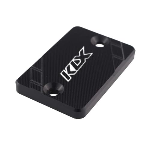 Couvercle de réservoir liquide frein avant CNC pour moto Kawasaki KLX Nero