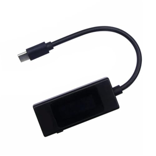Monitor digital de voltaje y corte de energía con probador de CC tipo C bidireccional 7