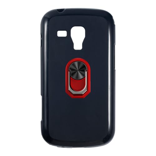 UOGNADGD Coque Flexible + Support à Anneau Compatible avec Samsung Galaxy Trend S Duos S7562 Housse Antichoc pour Téléphone avec Support Magnétique Style...