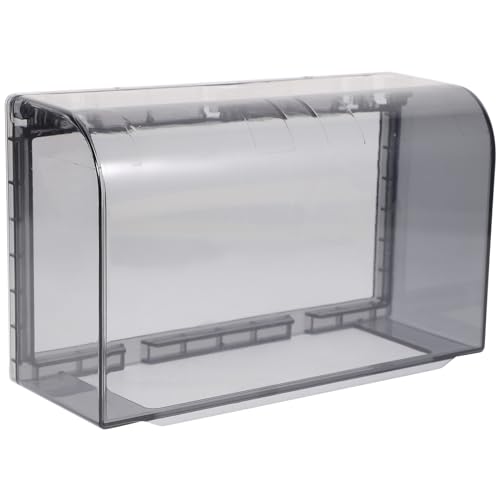 Flip Wetterfeste Abdeckung Steckdosenabdeckung 2-Gang-Wandschalter-Steckdosen-Frontplatten-Einbaukasten Steckdosenabdeckungsschutz Für Außenbereich Schwarz