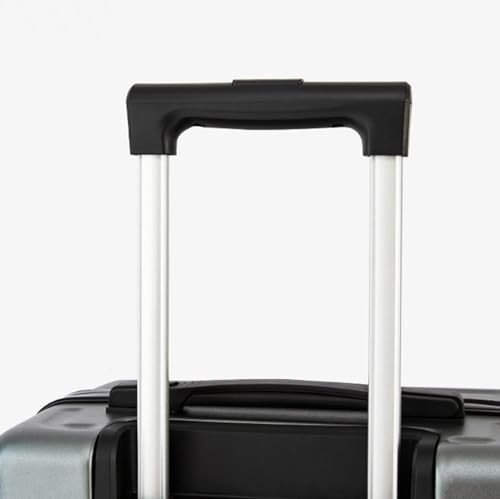 Front-opening suitcase carrying bag, silent multi-stage trolley, 360-degree rotation, boarding, business travel, large capacity, e type, impact-resistant, anti-theft, waterproof, fashionable, whi2