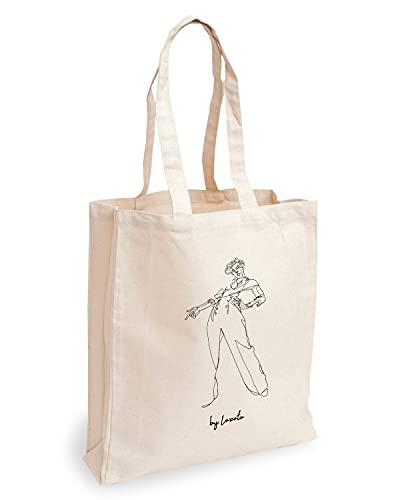 Loxato Bolsa Tela Tote Bag Tela Bolsos Bandolera Mujer Bolsas de Algodón Natural 100% Bolsas...
