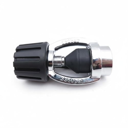 Aymzbd Adaptador de Buceo Convertidor DIN Regulador Accesorio Resistente Presión Máxima 232bar Función Anticorrosiva Adecuado para Equipos Buceo en Agua Salada, Pulido Espejo