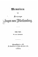 Memoiren Des Herzogs Eugen Von W�rttemberg 1517113601 Book Cover