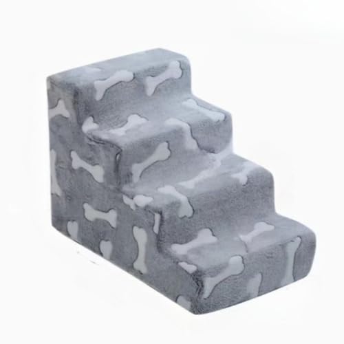 「NexPon」 犬用階段 ペットステップ 3段式 洗える カバー付き 小型犬用 階段、はしご、分解、洗浄、ドッグステップ 犬 スロープ 高密度 滑り止め付き 安定性 カバー取り外し可能 (4層,C)