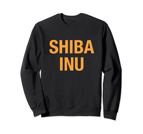 Shiba Inu Dog Sweatshirt, Black
