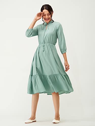 Image of AASK Women Fit and Flare Dress