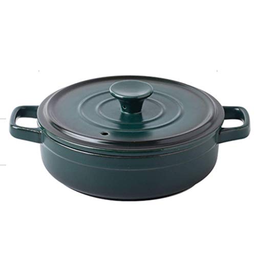 La Mejor Recopilación de Lentes Tumblr , tabla con los diez mejores. 48 Cazuela de Cerámica Cazuela de Cerámica Cocotte de Gres Pequeña Cazuela Redonda con Tapa Guiso Lento Horno Holandés (Verde 0.87L)