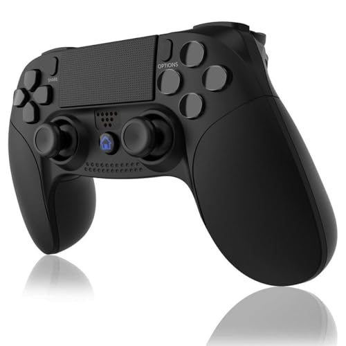 🎮 【Controlli precisi】 Porta le tue abilità di gioco al livello successivo con il nostro joystick altamente sensibile! Il nostro controller wireless per PS4 presenta un joystick e pulsanti dal design unico, oltre a un nuovo chip integrato ad alte prestazioni. Il joystick non va alla deriva o rallenta, consentendo ai giocatori di sterzare in modo più preciso mentre si godono una nuova esperienza senza ritardi.
