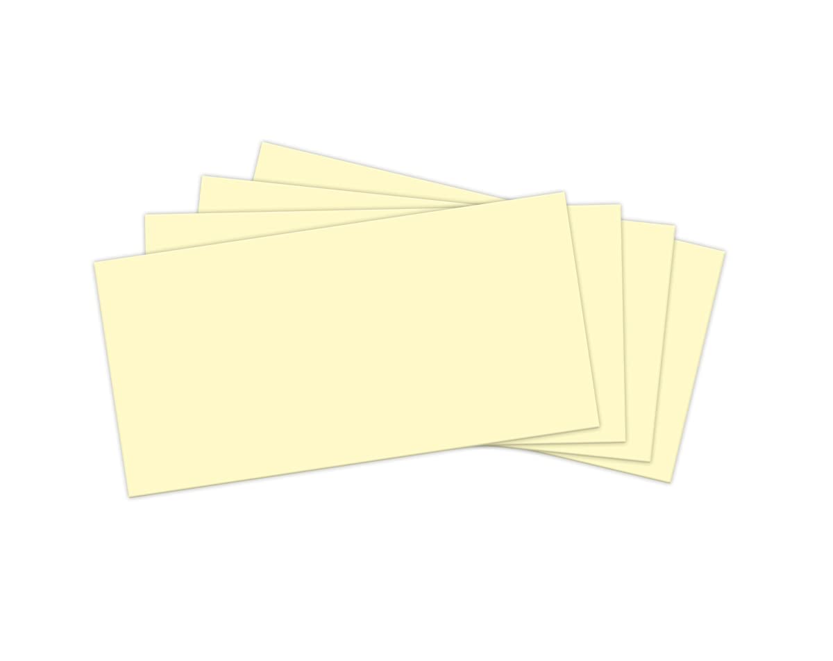Briefpapier-Set Briefpapier mit Umschlag gelb Briefbogen einfarbiges Papier selbstklebende Umschlag Briefe Einladungen (250 Blätter + 250 Umschläge)