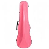 RoastMe 4/4フルサイズバイオリンケース/バッグ、プロの丈夫なケース輪郭コンパクトスタイリッシュ湿度計調節可能なストラップベルベットインテリアと保護バッグ (b)