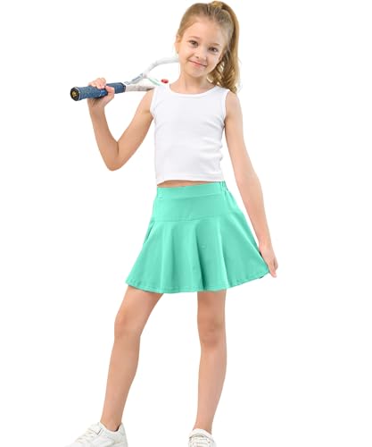 Image of Toddler Skirt Little Girls Athletic Uniform Skorts Golf Outfit Cheer Tennis Skirts with Shorts